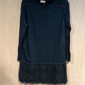WRAP LONG SLEEVE TUNIC TOP